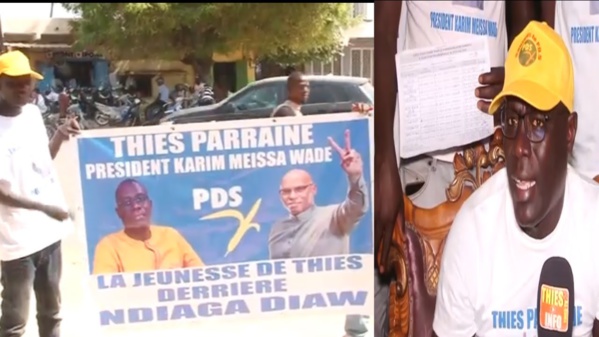 Parrainage à Thiès: Ndiaga Diaw collecte 3292 pour Karim Wade