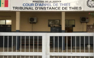 Chambre criminelle de Thiès : 20 inculpés à la barre, du 22 au 24 avril